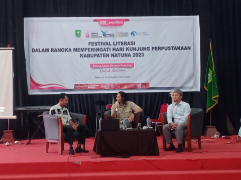 Read more about the article Kenalkan Budaya dan Alam, Pengurus Geopark Natuna Menjadi Narasumber Dalam Seminar Literasi